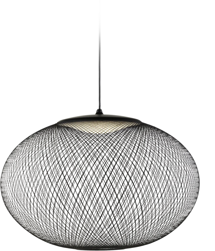NR2 Medium suspension light black front side